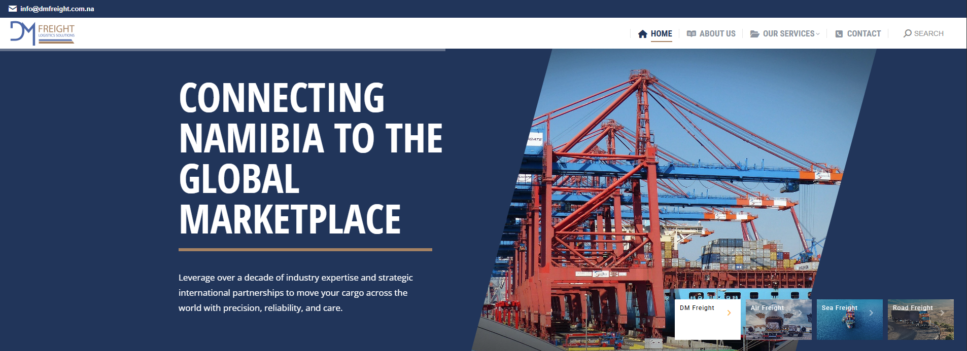 DM Freight Logistics Solutions Unveils New Website – DM Freight